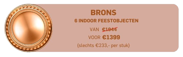 Voordeelpakket brons Indoor opblaasbare feestobjecten sarah en abraham kopen